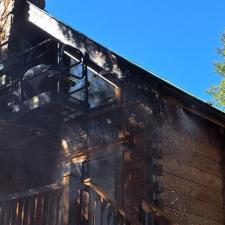 Log Home Surface Stripping And Staining In Jasper GA 24